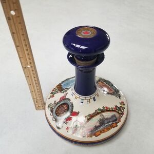 Collectable Royal Canadian Navy Porcelain Pussers Rum Decanter